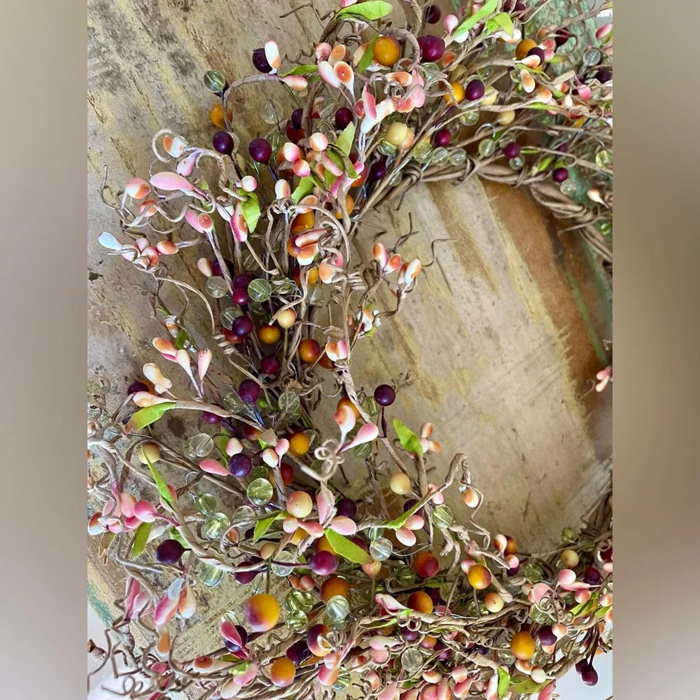 Spring Crystal Blossom Wreath